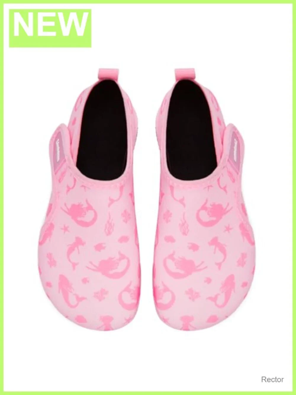 Kids Water Shoes Quick Dry Aqua Velcro Non-Slip TPR Sole